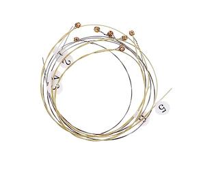 Abaodam 7pcs Strings Strings The Strings Pentatonic Harp Guitar Instrument Fittings Irish Lyre Harp Instrument Parts Gauge Kit Cello Accessories Cello Instrument Gitarre Lyres Steel Golden