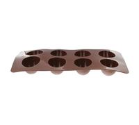 Abaodam 8 Cavity Easter Egg Silicone Chocolate Mold for Baking Flexible Oven Safe Cupcake Tray for DIY Chocolate Candy Making at Birthday and Feast Celebrations