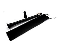 Abaodam 8-hole Pocket Saxophone Portable Mini Sax in Black for Beginners Woodwind Instrument Comfortable to Hold Design