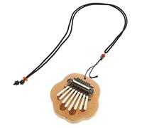 Abaodam 8-note Beechwood Mini Kalimba Thumb Piano for Beginners, Portable Wooden Finger Piano Musical Instrument Cartoon Bear Design, Professional Boys and Girls Music Instrument