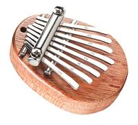 Abaodam 8-note Mini Kalimba Thumb Piano, Portable Sapele Wood Finger Piano for Beginners, Small Musical Instrument for Travel and Music Practice