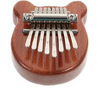 Abaodam 8-note Portable Thumb Piano Mini Kalimba with Rosewood Body, Small Finger Instrument Music Accessory for Beginners and Travel Random Color