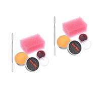 Abaodam 8 Pcs Halloween Scar Wax with Fake Blood Gel 60g for Stage Performance and Haunted House, Easily Manipulated Wound Moulding Wax to Create Gruesome Effects with Sponge and Iron Tool