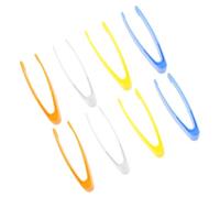 Abaodam 8 Pcs Jumbo Tweezers for Fine Motor Skills Development Portable Plastic Sensory Tongs for Beads Outdoor Exploration Hand-eye Coordination Training Tools for Students