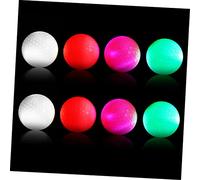 Abaodam 8 Pcs LED Golf Balls Flashing Glow Golf Balls for Nighttime Play for Adults for Practice and Games the Garden