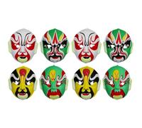 Abaodam 8 Pcs Lightweight Plastic Peking Opera Party Mask with Suitable Size Decorative Halloween Party Mask and Photography Props