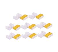 Abaodam 8-pcs Natural Light Brown Rosin for Violin and Viola Bows, Low Dust Rosin Blocks Suitable for Stringed Instrument Bows, Protective Care for Violin and Viola Players