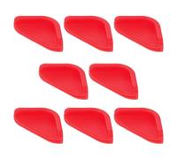 Abaodam 8 Pcs Red Silicone Corner Edge Protectors for Quick Defrosting Boards and Cutting Boards Non-Slip Kitchen Worktop Savers Elastic Protective Covers for Home and Restaurant Use