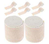 Abaodam 8 Rolls Elastic Bandage Wraps Breathable Striped Sports Wraps with High Elasticity for Wrist Ankle Knee Injury Prevention and for Outdoor Activities