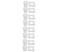 Abaodam 8 Sets Microphone Rings for Cordless Microphone Bottom Rod Sleeve Holders Glow in The Dark Anti-slip Rings Fall Accessories for Stage Performance