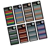Abaodam 8 Sheets Pet Sticky Tabs for Books with Article Annotation and Not Easy to Fall off Features, Colourful Page Markers Suitable for Reading, and Teachers