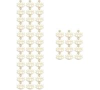 Abaodam 80 Pcs Copper Evil Eye Pendant Charm with Smooth Surface and Fade-resistant Golden Finish for DIY Jewelry Lovers, for Key Chain Making and Earring Making Supplies