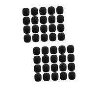 Abaodam 80pcs Practical Lapel Microphone Covers for Lav Mic Supple Sponge Mic Protectors for Grab The Scenarios