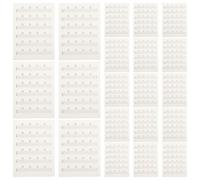Abaodam 85pcs Blank Guitar Tab Paper Sheets White Manuscript Paper for Home Practice Performance with Smooth Writing Portable Design