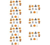 Abaodam 88 Pcs Embroidered Pumpkin Sewing Patch for Clothes, Polyester Material, Electrically Ironed and Easy to Use, for Halloween Parties and Daily Wearing, Lovely Design Apparel