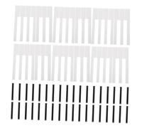 Abaodam 88pcs Piano Keytops Set Matte Black and White Keys Replacement for 88-key Acoustic Piano Accessories for Keyboard Maintenance