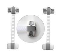 Abaodam 8pc Multifunction Protective Boy Girl Security Lock Grey Hand Safety Device for Cabinets Wardrobes and Appliances Easy Installation Anti-Pinch Design