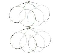 Abaodam 8pcs Acoustic Guitar String Replacement Kit Violin Strings for Violinists