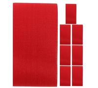 Abaodam 8pcs Adjustable Red Elastic Football Captain Armbands, Non-slip Soccer Team Leader Bands for Youth Sports, Rugby Player Wristbands for Training and Matches