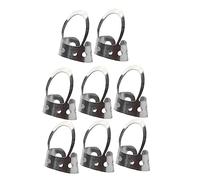 Abaodam 8pcs Adjustable Stainless Steel Thumb and Finger Banjo Picks Set, Silver Guitar Picks for Acoustic Strings, Sturdy Guitar Accessories for Precision Fingerstyle Playing