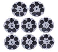 Abaodam 8pcs Baby Bath Temperature Sticker LCD Sticker for Children 30~42℃ Self-Adhesive Temperature Display Shower Water Monitor for Newborns and Toddlers