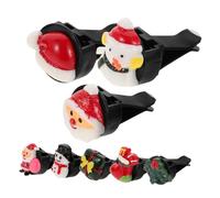 Abaodam 8pcs Christmas Car Air Freshener Clips Cute Santa Hat Snowman Vent Clips for Car Interior Modern Design with Nine Unique Scents Compact Elegant Dashboard Ornaments