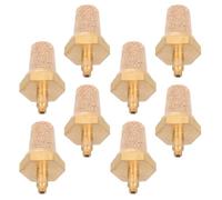 Abaodam 8pcs Copper Fog Machine Filter Fittings M5 Brass Air Exhaust Muffler Noise Reduction and High Filtration Efficiency for Shows and Events Oil Tube Replacement