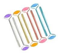 Abaodam 8pcs Creative Shaped Gel Ink Pens for Students Stationery with Wear Resistance and Smooth Writing, Assorted Colour Plastic Pens for Note Taking and Study