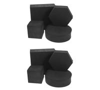 Abaodam 8pcs Decorative Cube Photography Props Foam Photo Props for Jewelry Cosmetics Food and Flowers Versatile and Geometric Shapes for Product Shoots