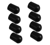 Abaodam 8pcs Double Bass Leg Bracket Stopper Bass Endpin Protector Cello Footrest High Durability Rubber Tip