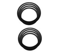 Abaodam 8pcs Drum Mute Circles for Practice Overtone Reduction Accessory for Snare and Drum Kits