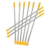 Abaodam 8pcs Extendable Stainless Steel Sprayer Poles Flexible Telescopic Watering Lance Compatible with Electric Sprayers Corrosion Resistant Metal Replacement Garden Extension Rods