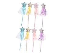 Abaodam 8pcs Fairy Wands for Craft Wands for Dress Up Parties Birthdays and Creative Fun