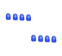 Abaodam 8pcs Guitar Fingertip Protectors Silicone Thumb Guard Pads Cover for Ukulele Electric Guitar Mandolin Finger Guard Finger Pads