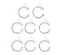 Abaodam 8pcs Guitar Sound Hole Ring Sticker Pvc Rosette Decoration for 41-inch Acoustic Classical Guitars with Thin Design and Precision Production