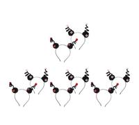 Abaodam 8pcs Halloween Eyeball Headband Set Spooky Ghost Hair Accessories with Googly Eyes Red Purple Monster Headbands for Party Carnival Cosplay and Stage Performance