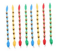 Abaodam 8pcs Jointed Snake for Realistic Wiggly Prank Snakes for Halloween Christmas Party Favors Bendable Fun for Boys