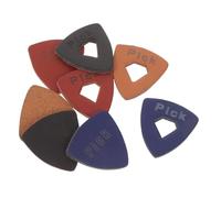 Abaodam 8Pcs Leather Guitar Picks Variety Pack Unique Design for Different Music Styles Compact Lightweight for Easy Grip Guitar Accessories Kit for Players and Beginners