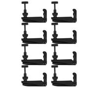 Abaodam 8pcs Metal Instrument Fine Tuners Fine Tuning Tools Tuning Instrument Tools Violin Adjuster Metal Violin Adjuster Tuner Black