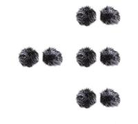 Abaodam 8pcs Microphone Cover Windscreen for Ktv Outdoor Use Easy to Install Made of Safe Artificial for Recording and Podcasting