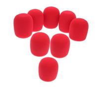 Abaodam 8pcs Microphone Covers Foam Handheld Mic Covers Microphone Windscreen Protective for Karaoke Mic Stage Interview Recording