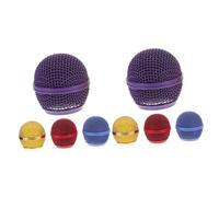 Abaodam 8pcs Microphone Mesh Grill Replacement Compatible Mic for Enhanced Aesthetic Appeal and Recordings