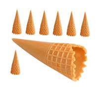 Abaodam 8PCS Mini Artificial Ice Cream Cone Models Realistic Display Props for DIY Crafts Home Kitchen Dessert Shops Festivals and Art Sketches