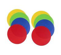 Abaodam 8PCS Non-slip Spot Markers Flat Agility Dots for Soccer Basketball Sports Training Portable Floor Spots for Speed and Precision Exercises