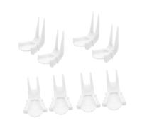Abaodam 8Pcs Parrot Food Holder Set Versatile Feeding Forks for Fruits Vegetables Interactive Tool for Cockatoos Birds Durable Reusable Design Promotes Healthy Eating