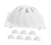 Abaodam 8pcs Plastic Hollow Nest Covers for Breeding and Hatching Ventilated Pigeon Incubator Cage Covers Preventing Young Birds From Falling Easy to Install and Washable