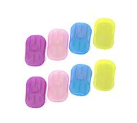 Abaodam 8PCS Portable Hand Washing Soap Tablets Boxed Travel Soap Flakes for Camping Hiking and Outdoor Activities Compact and Easy to Use Random Colors Pink Purple Random Color