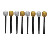 Abaodam 8pcs Pretend Microphone Toy Fake Microphone Role Play for Boys and Girls Safe Realistic Simulation