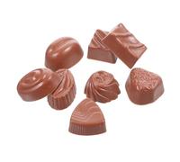 Abaodam 8pcs Pvc Chocolate Model Set for Display and Store Decoration, Multi-functional and Creative Coffee- Simulated Chocolate Props, Realistic and Well-designed Play Food for Boys
