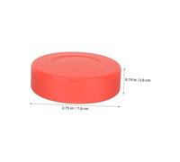 Abaodam 8pcs PVC Floor Hockey Pucks for Practice Matte Non-reflective Ice Hockey Training Balls with Flat Shape for Indoor Gym Stickhandling Passing Precision Sport for Adults